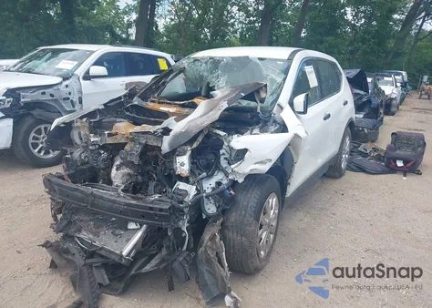 2017 Nissan Rogue S из США, поврежденный, VIN KNMAT2MV8HP551647